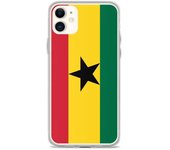 Funda para iPhone - PIXELFORMA - iPhone 11 - Bandera de Ghana - Protección completa - Moderna