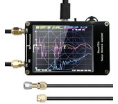 Analizador de red vectorial portátil, pantalla Digital de 50KHz-900MHz, pantalla táctil, onda corta MF negro