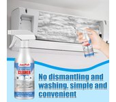 Limpiador de aire acondicionado para el hogar, máquina colgante, desmontaje, limpieza de aire acondicionado, desodorante, espuma desincrustante 60ml