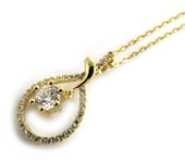 Les Trésors De Lily [M8883] - Collier Plaqué-Or 'Déesse' blanc doré oro