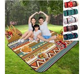 Mantas de picnic extra grandes, manta de playa plegable impermeable al aire libre, estera de picnic de 3 capas para camping, senderismo, viajes, parque, conciertos 200*150