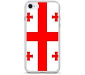 Coque iPhone - PIXELFORMA - iPhone 6S - Drapeau de la Georgie - Sopa de silicona - Aleta de diseño