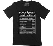 Camiseta ULTRABÁSICA para hombre Black Lives Matter Shirt Black Queen Nutririon Facts Camiseta Vintage Apparel XS negro