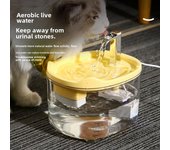 Bebedero automático para perros y gatos: gran capacidad con circulación continua y filtrada.
