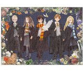 Tenyo en rompecabezas de 108 piezas Harry Potter Magos y criaturas mágicas Viene con pegamento y espátula Tarjeta de servicio incluida [Hecho en Japón]
