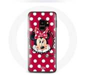 Coque pour Samsung Galaxy S9 plus Minnie Mouse Dessin animé Rouge