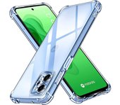 Funda de silicona transparente a prueba de golpes y gruesa para Motorola Moto G13 G23 G53 G73 G22 G52 G62 5G G72 G82, carcasa protectora trasera Moto G10 Power transparente