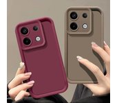 Funda de silicona protectora para cámara para Xiaomi Redmi Note 13 Pro 12 12s 11 11s 10 9 12C 13C 10C K70 K60 K50 Ultra K70E K60E Funda trasera suave de TPU Xiaomi Mi 11 blanco