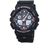 Reloj Casio G-Shock con indicador de velocidad y alarma GA-100-1A4 GA100-1A4 para hombre