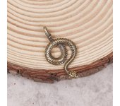 Estatua de serpiente de bronce antigua Figuras en miniatura Adornos de escritorio de animales del zodíaco de cobre Artesanías de latón