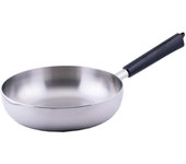 Sartén Miyazaki Seisakusho Object con núcleo de aluminio de 16 cm, fabricada en Japón, 5 años de garantía, compatible con IH, ligera, OJ-51 plata
