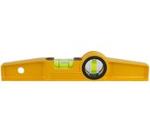 Nivel torpedo magnético, nivel de caja de herramientas a prueba de golpes de 10 pulgadas con 2 niveles de burbuja de 90 a 180 grados