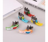 Prensatelas para máquina de coser industrial universal, prensatelas para cuero, para telas gruesas, para automóviles, para reemplazar ropa blue