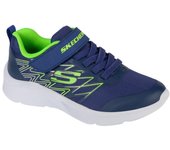 Zapatillas Skechers Microspec Texlor para niño en color azul marino 28 azul oscuro