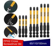 Destornillador de impacto eléctrico magnético FPH2 con interruptores cruzados y puntas duraderas 65mm
