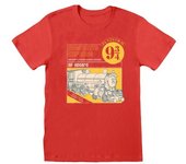 Harry Potter Camiseta unisex para adultos con cubierta manual Hogwarts Express L rojo