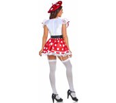 Traje divertido de Mickey M-XL, vestido de lunares grandes, disfraz de Halloween COS, disfraz hecho por la bailarina principal Minnie M