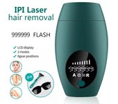 Depiladora IPL para depilación facial permanente, dispositivo para depilación corporal completa, depiladora láser indolora, afeitadoras eléctricas LED, luz pulsada intensa EU verde oscuro