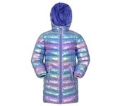 Chaqueta acolchada larga Florence para niños de Mountain Warehouse 11-12 blanco transparente