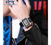 Relojes digitales analógicos de lujo para hombre de marca, reloj militar del ejército, reloj de pulsera LED deportivo resistente al agua fresno negro