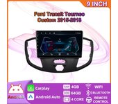 Reproductor Multimedia para coche Android 2 Din para Ford Transit Tourneo personalizado 2015- 2018 unidad principal estéreo Carplay navegación GPS BT WIFI 4 + 64GB 2+32GB