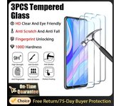 3 protectores de pantalla para Huawei P30, P20 Pro, P20, P30, P40 Lite. Cristal templado para Huawei P40 Lite E, Y7, Y6 2019, P Smart Z, Mate 20. Huawei P20 Lite puro