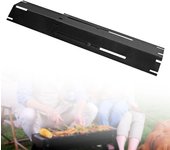 Parrilla de gas para barbacoa, placa calefactora de acero de porcelana, placa calefactora, ajustable, fácil de usar, cubierta del quemador de la parrilla 1 piece