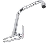 Grifo de cocina de pared de agua fría y caliente de G1/2 pulg. para uso doméstico (Sin manguera)