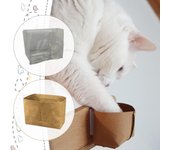Suministros para gatos Comedero para gatos con bolsillo para bocadillos Marco de escalada adhesivo para gatos Juguete para gatos Comedero para gatos Suministros para mascotas One Size
