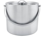 Cubitera de acero inoxidable de doble pared con tapa para bodas (3L)