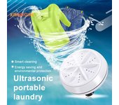 1 Juego De Lavadora Ciclo De Limpieza Turbo-Rotación Apagado Automático, Lavado De Burbujas Vibración Ultrasónica Lavadora Inteligente Suministro Para El Hogar A