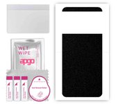 apgo Protective Skin Sticker for the back compatible with Xiaomi M4 5G, Wrap Film, Foil, Vinyl - Pattern Matte Black