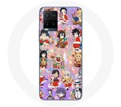 Coque pour Vivo Y21s 2021 / Y21 2021 Demon slayer merry christmas affiche le cadeau de noël