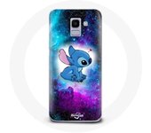 Funda Samsung Galaxy A8 2018 Stitch Ohana Cita Espacio Colorido - Maniacase
