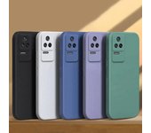 Funda de silicona TPU para Xiaomi POCO F4, carcasa protectora de goma para POCO F5 Pro, F4, X4 GT, M4 Pro, X4 Pro, C40, M5, M5S, X5, X3, F3 Pro For POCO F4 5G rojo
