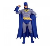 Batman Disfraz de músculos de lujo para hombre