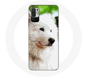 Coque pour Xiaomi Redmi Note 10T 5G Chien Samoyède Blanc