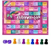 Juego de mesa para beber, juego de mesa para fiestas, juego de mesa para beber con ambiente animado One Size