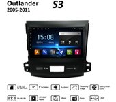 9 pulgadas Android Carplay para Mitsubishi Outlander 2005-2011 Radio de coche reproductor de vídeo Multimedia navegación GPS WIFI 2 + 32GB 1+16GB