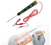 Probador de circuito LED digital de alta resistencia de 5 V-30 V, comprobador de bajo voltaje y luz para automóviles y camiones, escáner de diagnóstico para automóviles y camiones