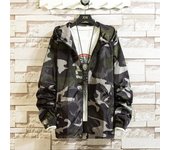 Ropa de protección solar para hombre, ropa de piel fría y transpirable, nueva ropa de protección solar para pesca de verano, chaqueta de camuflaje para estudiantes con protección UV M