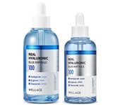 Wellage Real Hyaluronic Blue - Juego de 100 ampollas (100 ml + 75 ml)