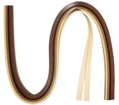 Papier pour Quilling - RAYHER - Marron - 53x0,9cm - 110 g/m² - 100 pièces