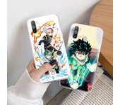 Funda de TPU My Hero Academia para iPhone XR 7 8 14 15 11 12 13 X XS Pro Max Xiaomi Redmi 13C Note 9 Samsung A22 S23 S24 Ultra Plus VIVO Redmi 7 aero