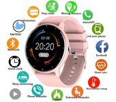 Nuevo reloj inteligente de pulsera digital, reloj de pulsera electrónico, reloj inteligente deportivo conectado para hombres y mujeres, resistente al agua, Android IOS negro