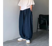 Pantalones holgados Y2k para hombre, pantalones vaqueros de pierna ancha, vaqueros holgados de gran tamaño para hombre, estilo Harajuku coreano de talla grande XS azul claro