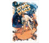 Stickers STAR WARS RETRO repositionnables - THE DECO FACTORY - 89 x 57 cm - Cinéma - Décoration murale - Enfant