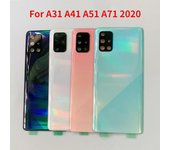Para Samsung Galaxy A31 A41 A51 A71 2020 A315 A415 A515 A715 batería trasera carcasa de puerta trasera reparación de repuesto A31 Blue