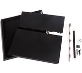 Caja de máquina de juego carcasa de Color sólido repuestos para consolas de juegos carcasa de cubierta completa para PS4 1200 accesorios de juego negro