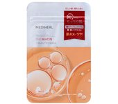 MEDIHEAL OFFICIAL THE 3 Minutes Mask 7 pieces THE 3 Minutes Mask 7P Shiny Moisturizing Korean Pack Skin Care Moist (Niacin) (Niacin) (1SET) naranja